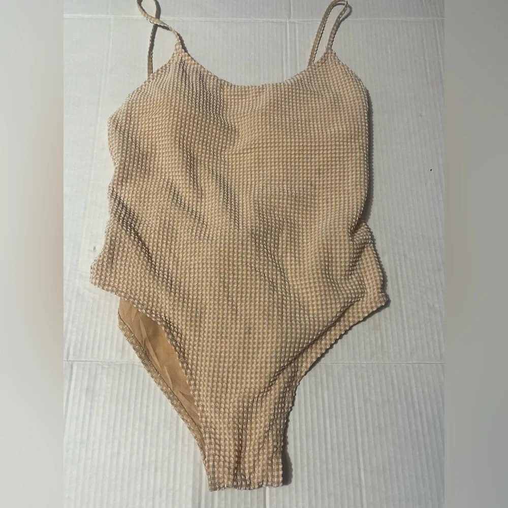 Roxy Apricot Textured Swimwear